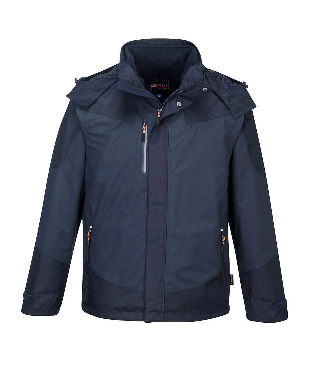 Mens radial 3 in 1 jacket dark navy Portwest