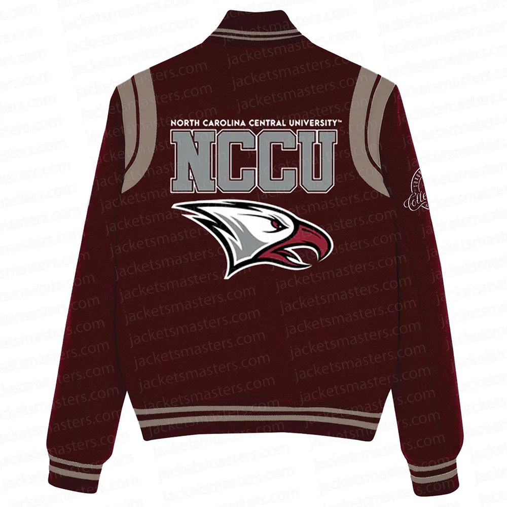 NCCU Maroon Varsity Wool Jacket