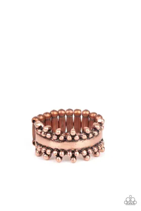 Paparazzi Heavy Metal Muse - Copper Ring