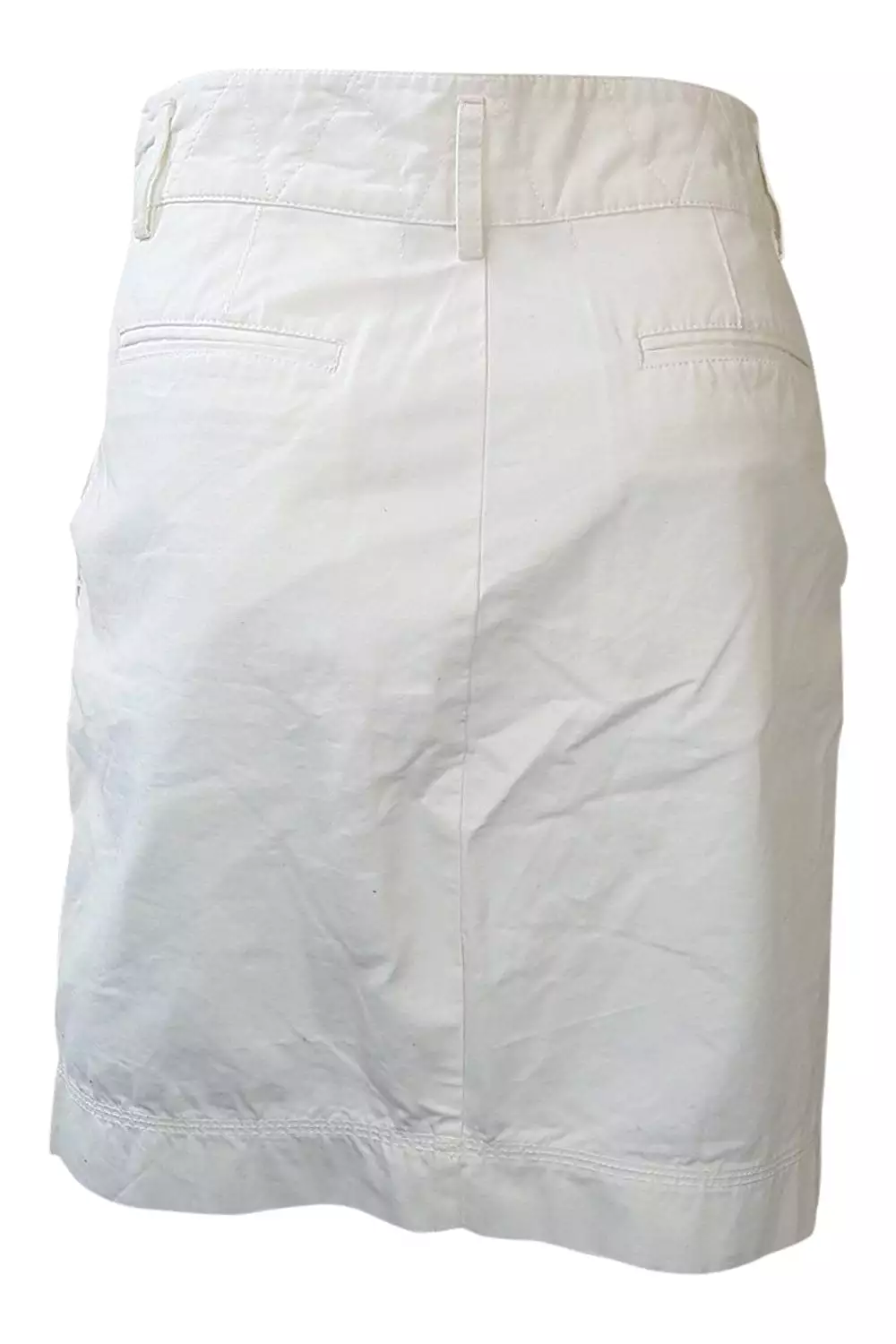 PAUL & JOE Sister White Cotton Mini Pencil Skirt (UK 4)