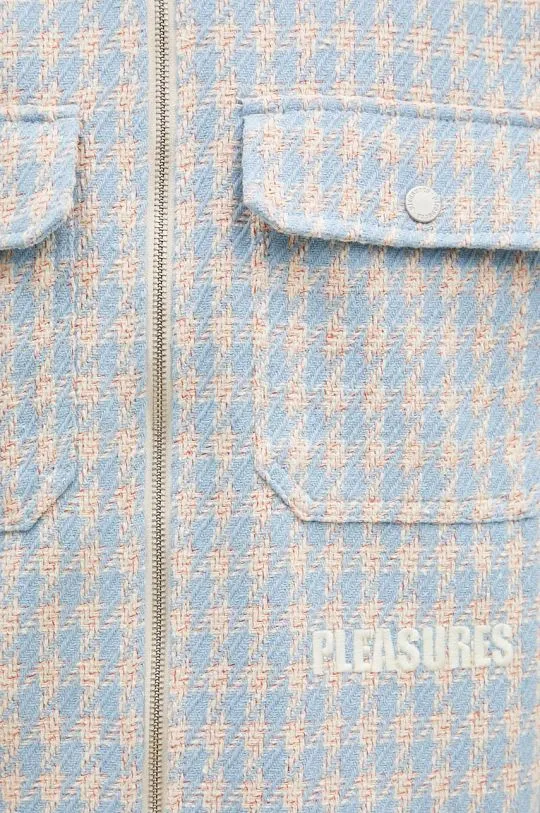 PLEASURES jacket Folklore Work men's blue color P24F038