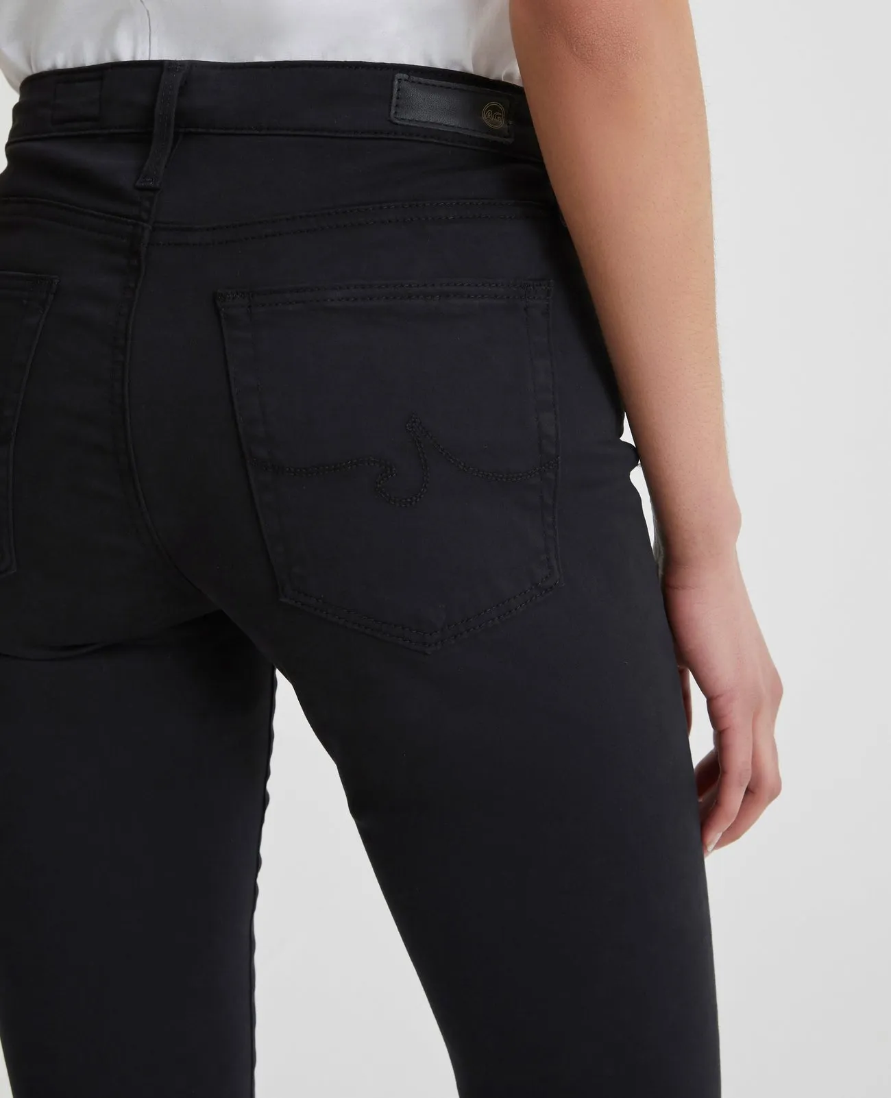 Prima Mid Rise Cigarette Jean - Black