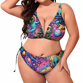 Rave Adventure Plus Size Rave Bikini