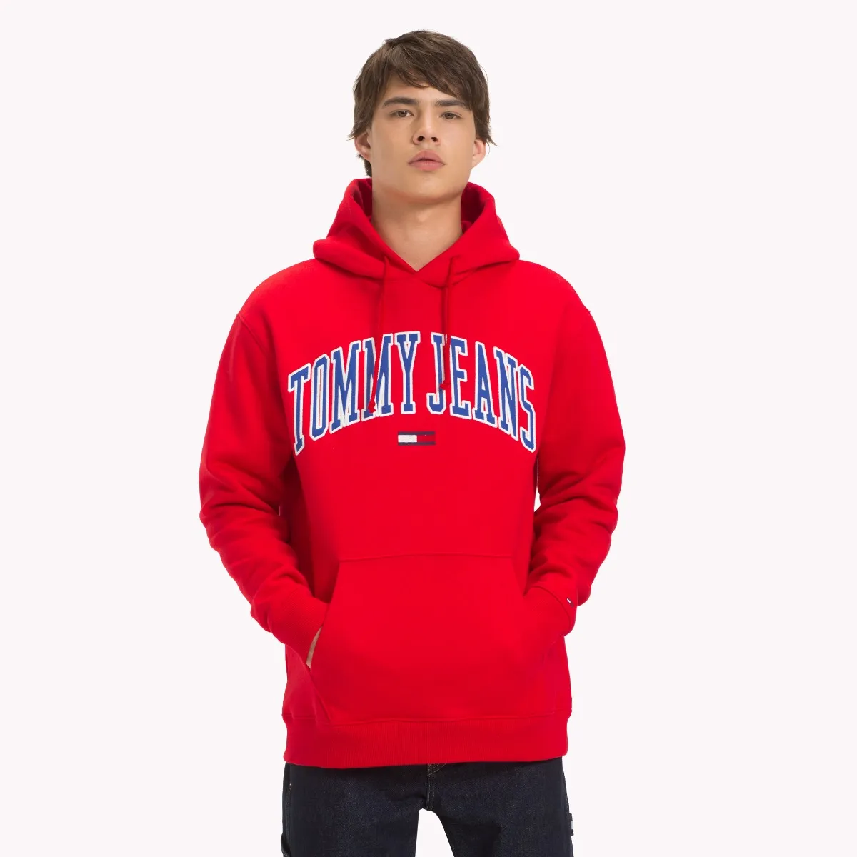 Red Tommy Classics Logo Hoody | Sweatshirts & Hoodies | Tommy Hilfiger