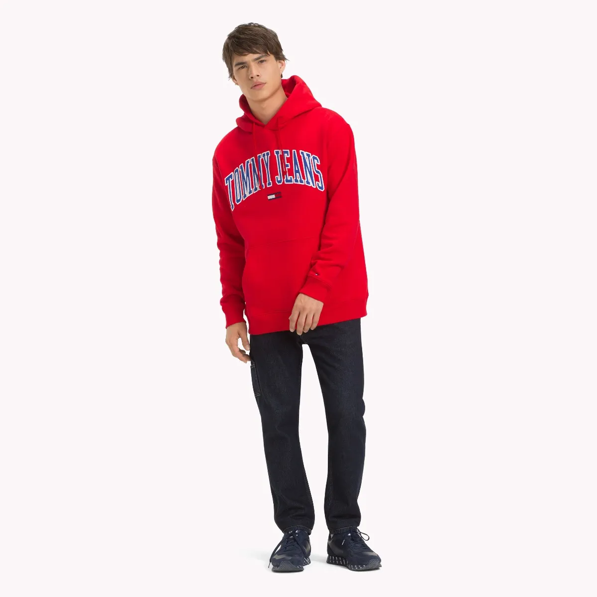 Red Tommy Classics Logo Hoody | Sweatshirts & Hoodies | Tommy Hilfiger