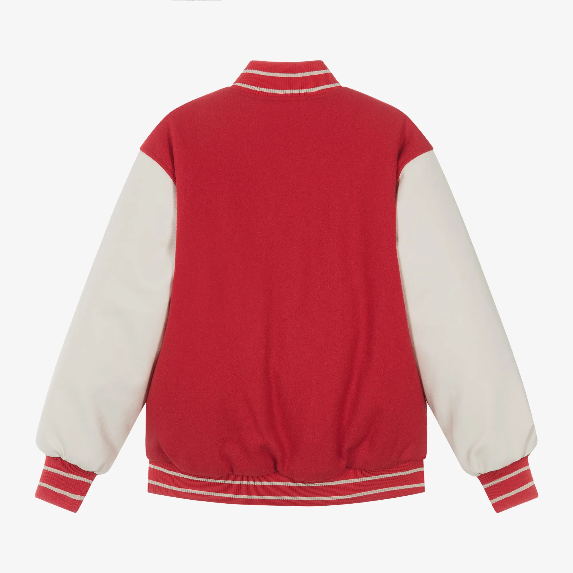 Red Wool Varsity Jacket