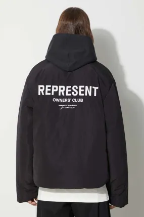 Represent jacket Owners Club Wadded Jacket men's black color