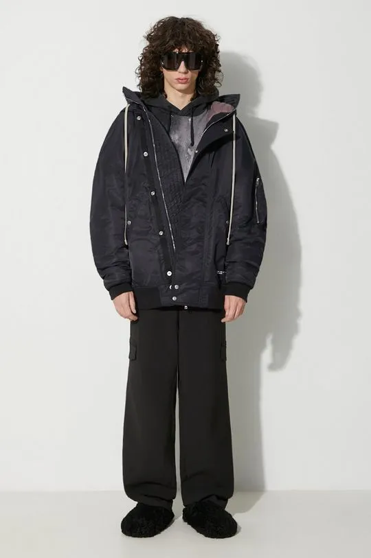 Rick Owens jacket men's black color