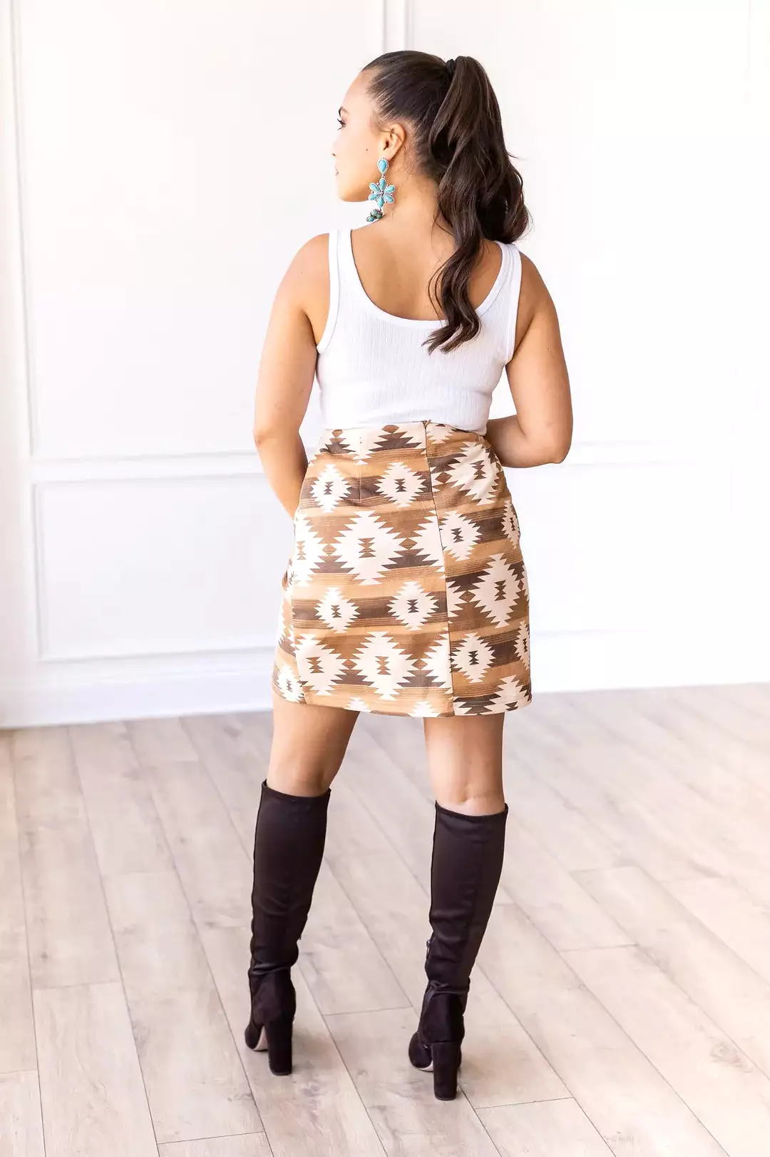 RIO GRANDE ROYALE AZTEC PENCIL SKIRT