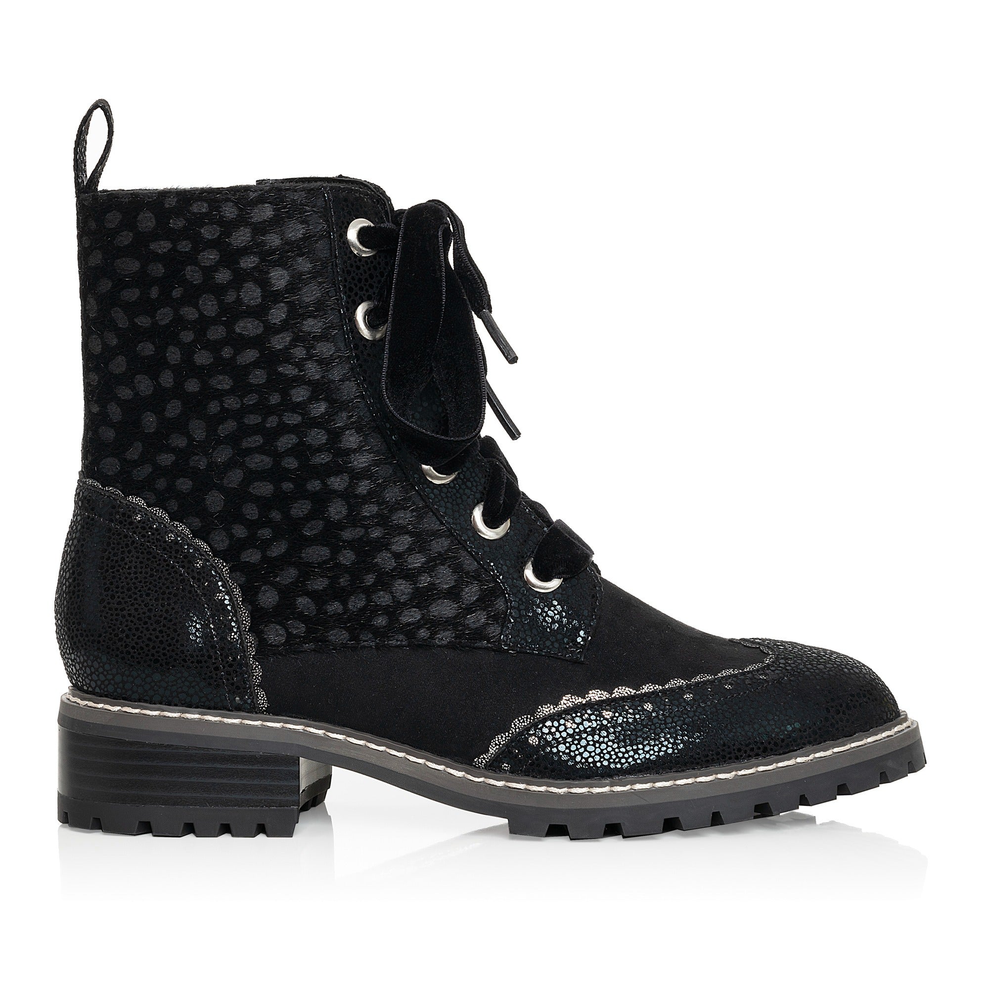 Ruby Shoo Sante Vintage Black Ankle Boot