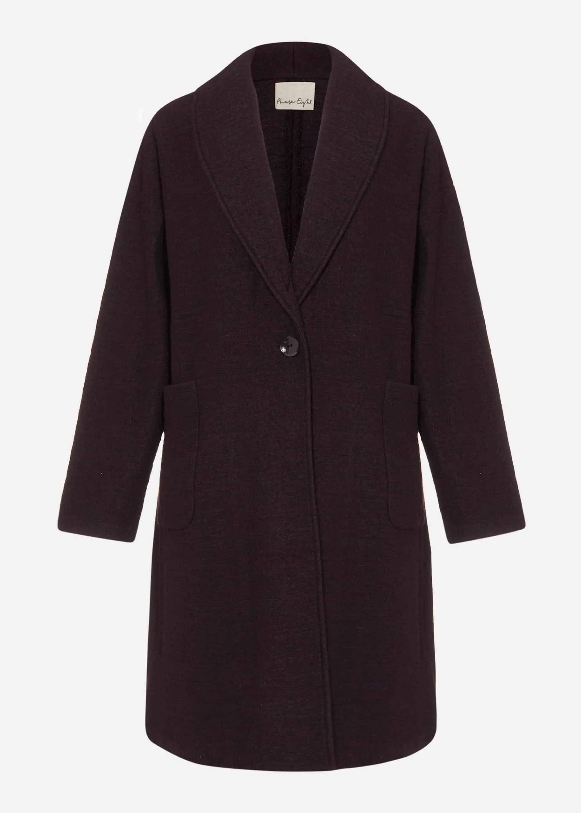 Sally Shawl Collar Knit Coat