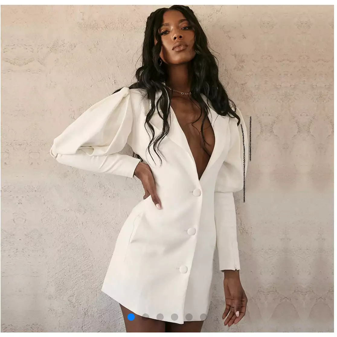 Single Breasted Blazers Dress