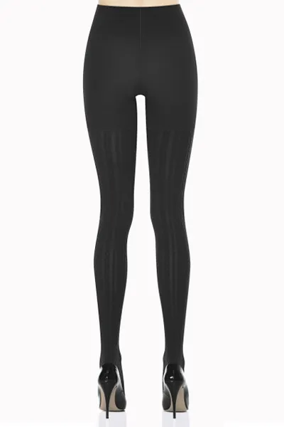 Spanx Uptown Tight-End Tights Cable Knit Sweater