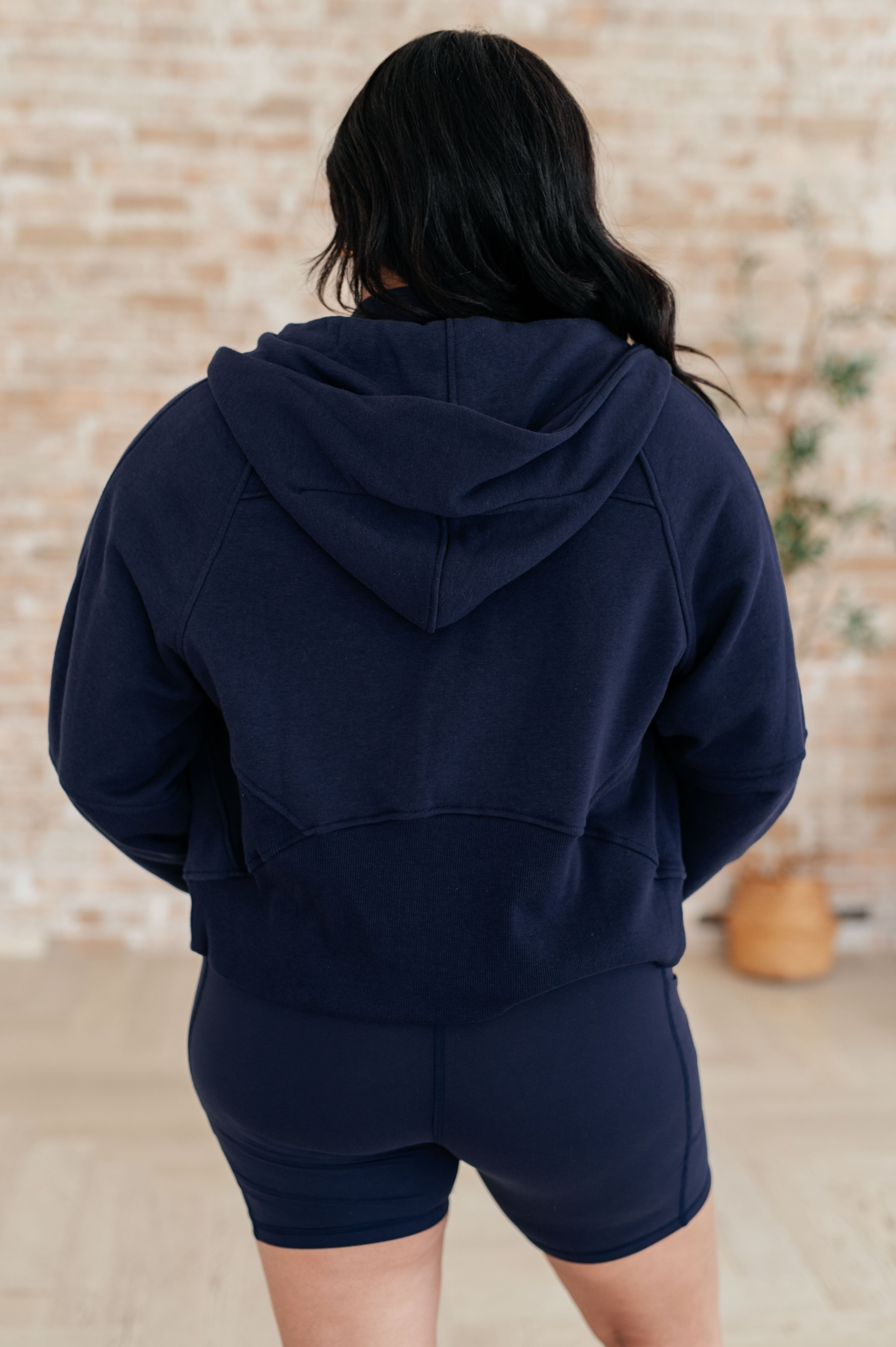 Sun or Shade Zip Up Jacket in Navy