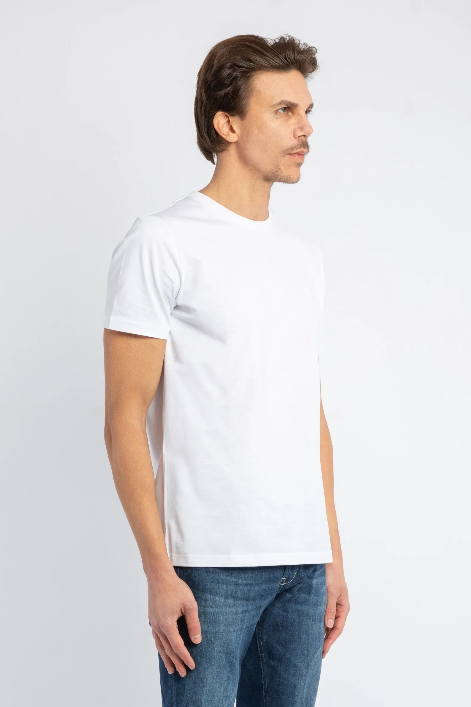 T-shirt regular in jersey con ricamo