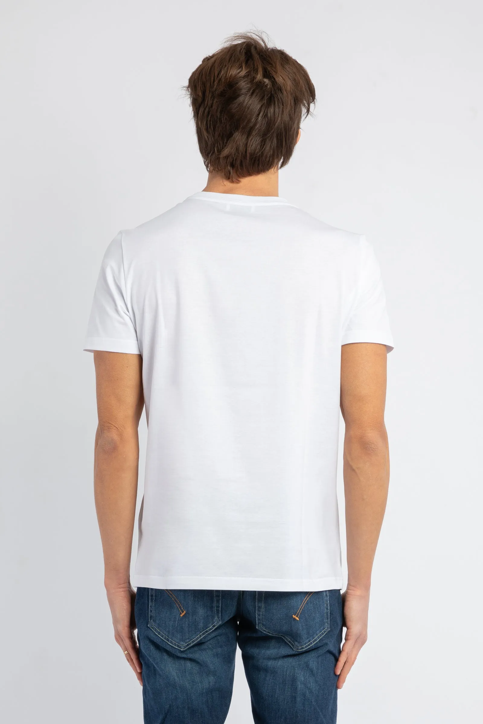 T-shirt regular in jersey con ricamo