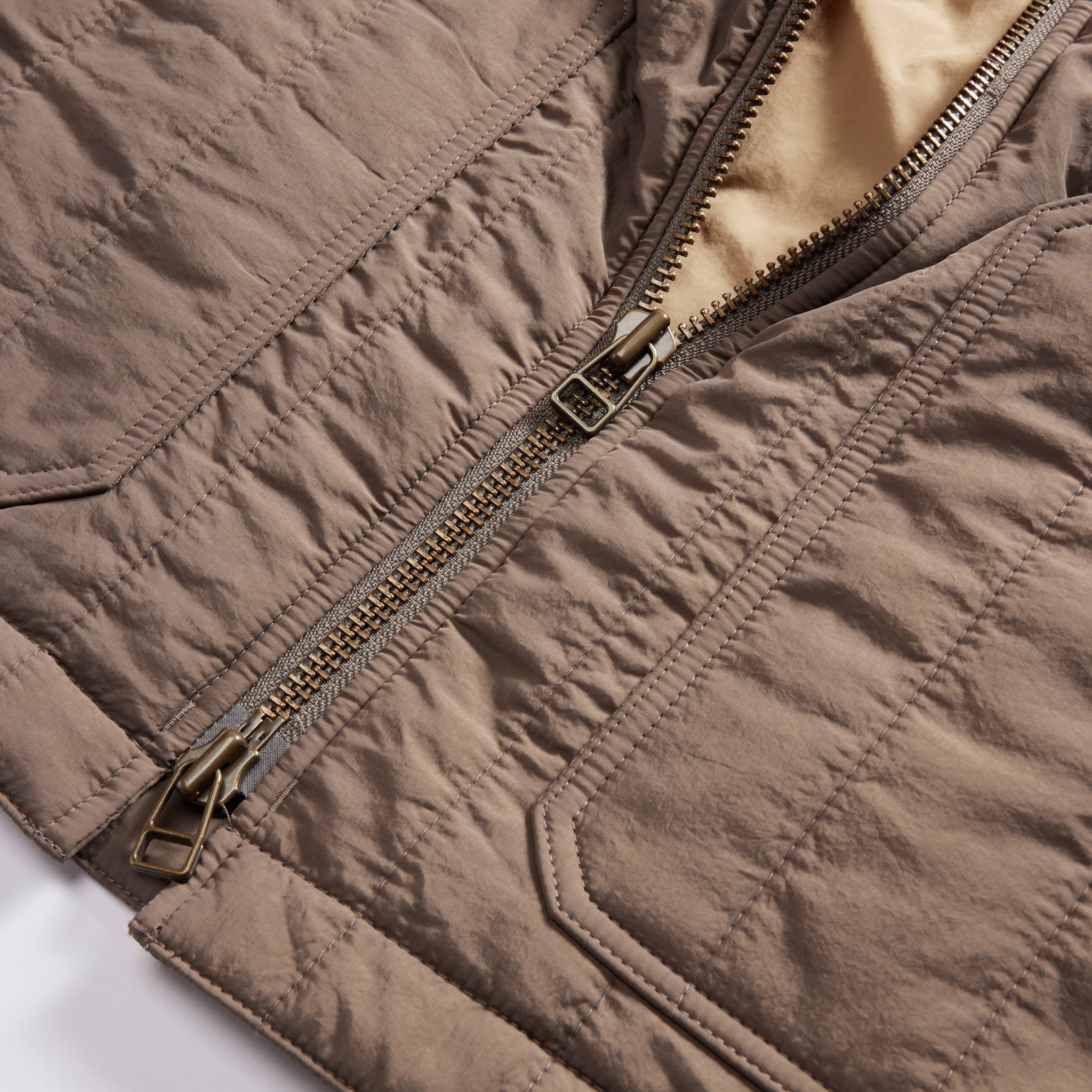 The Able Jacket in Morel Quilted Nylon