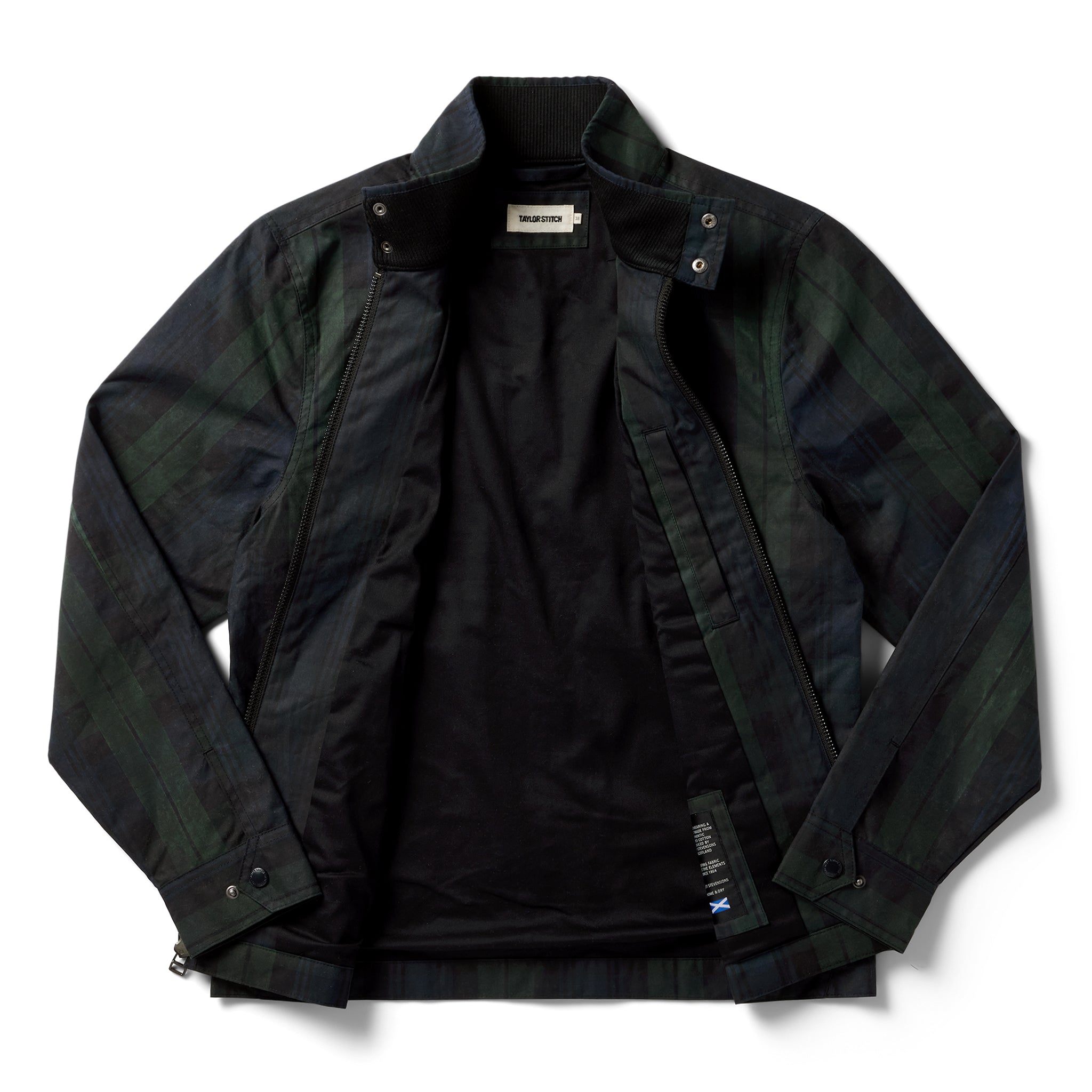 The Flint Jacket in Blackwatch EverWax