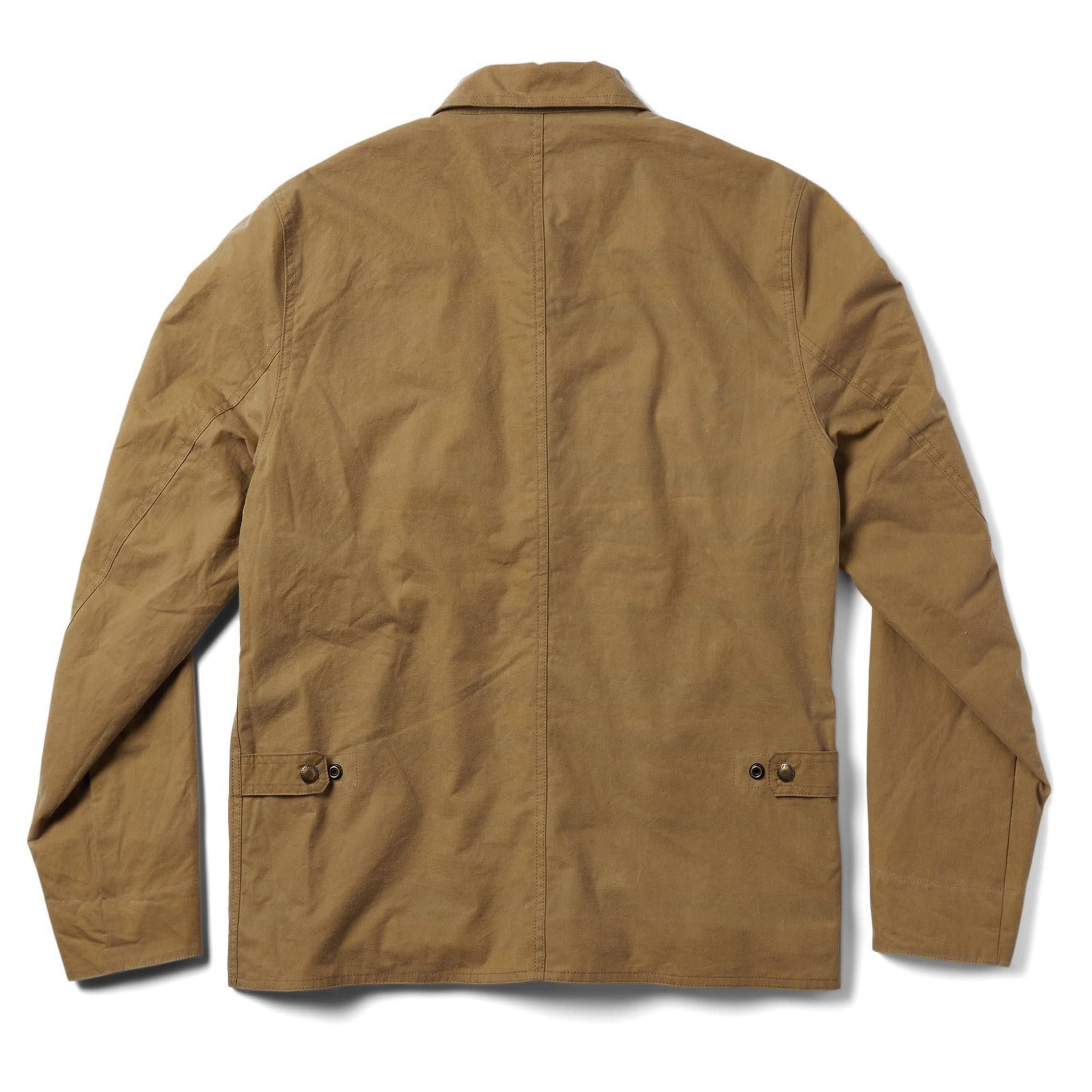 The Lined Longshore Jacket in Harvest Tan Waxed Canvas