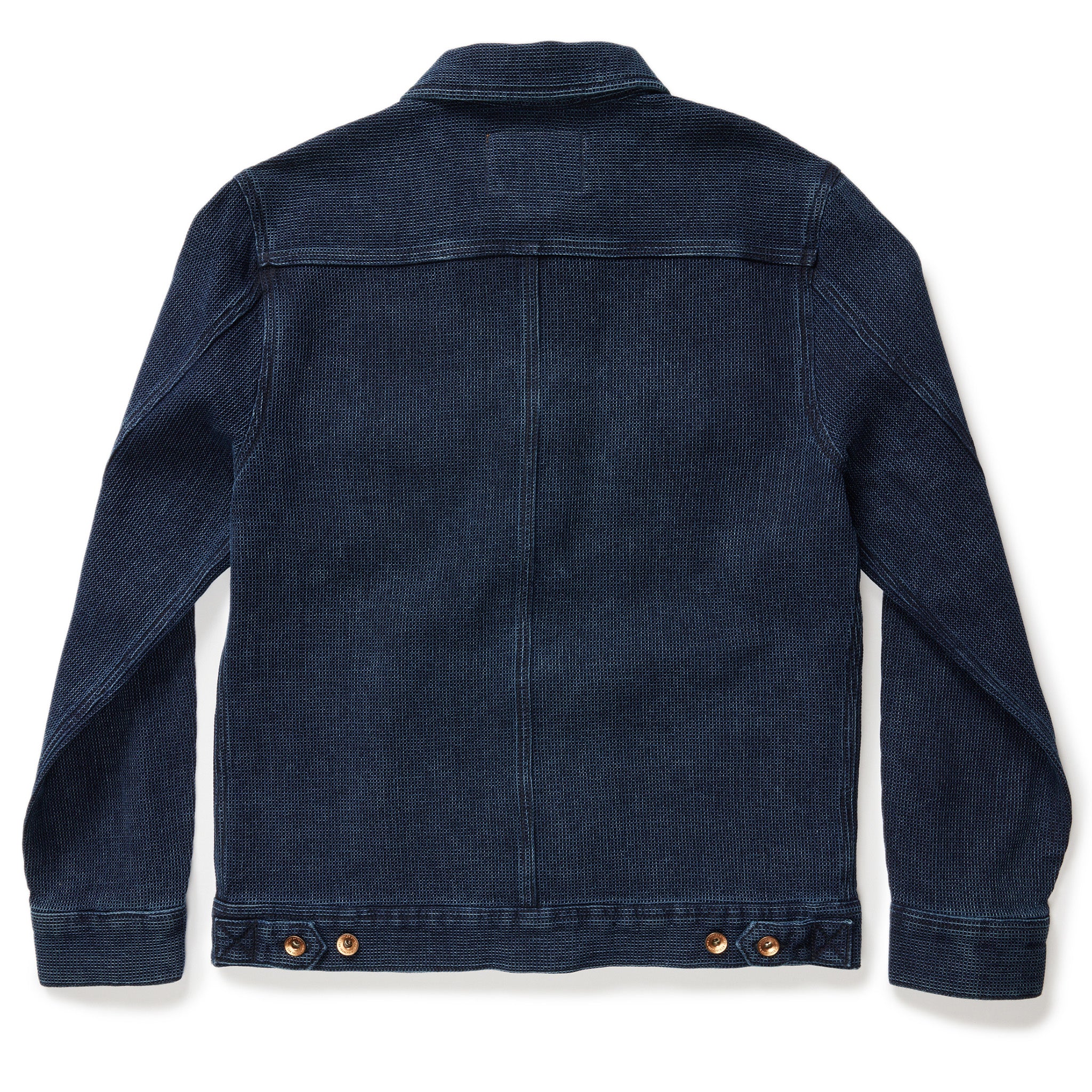 The Long Haul Jacket in Indigo Waffle