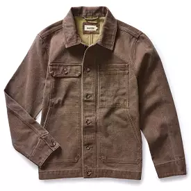 The Longshore Jacket in Aged Penny Chipped Canvas