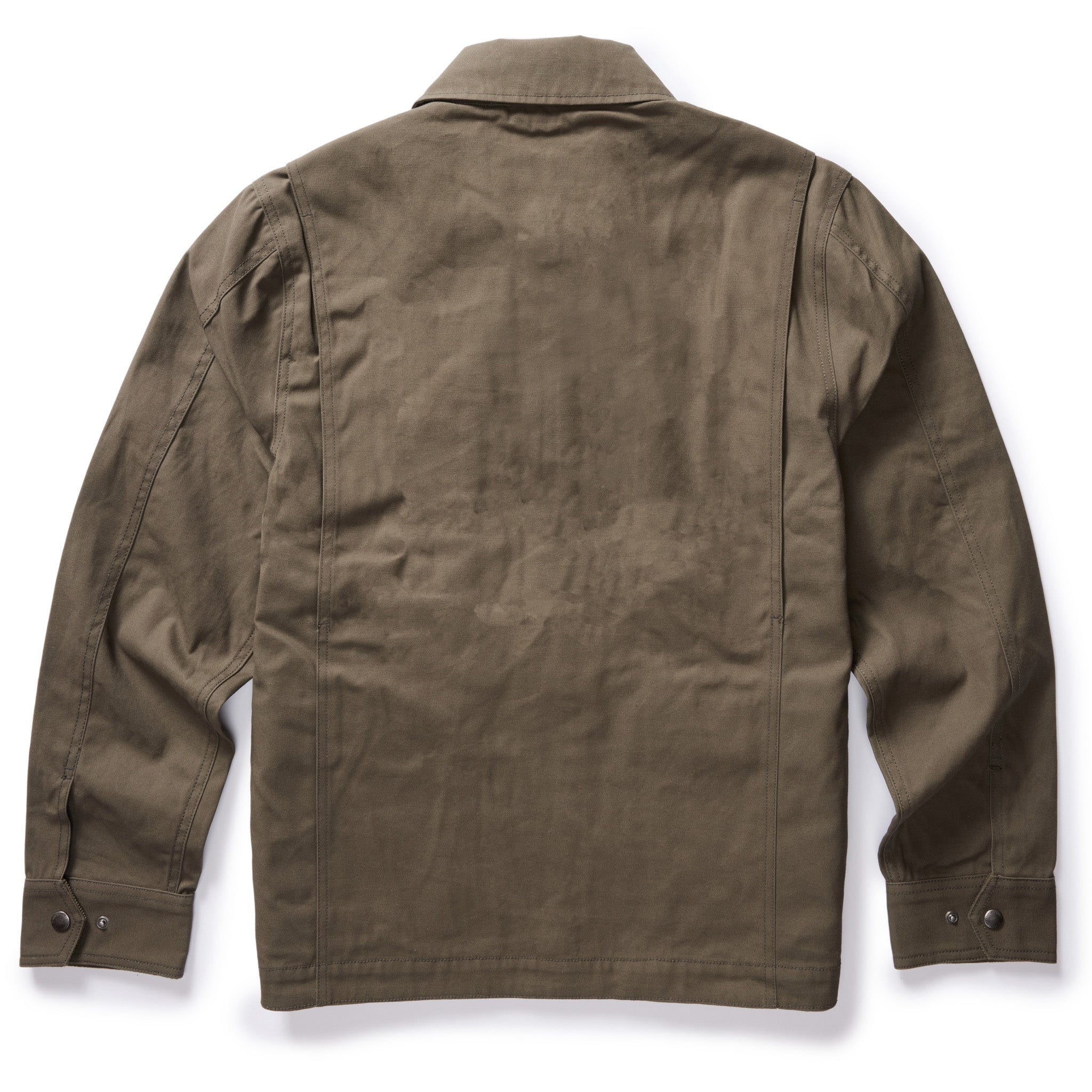 The Pathfinder Jacket in Fatigue Olive Dry Wax