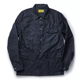 The Task Jacket in Waxed Navy