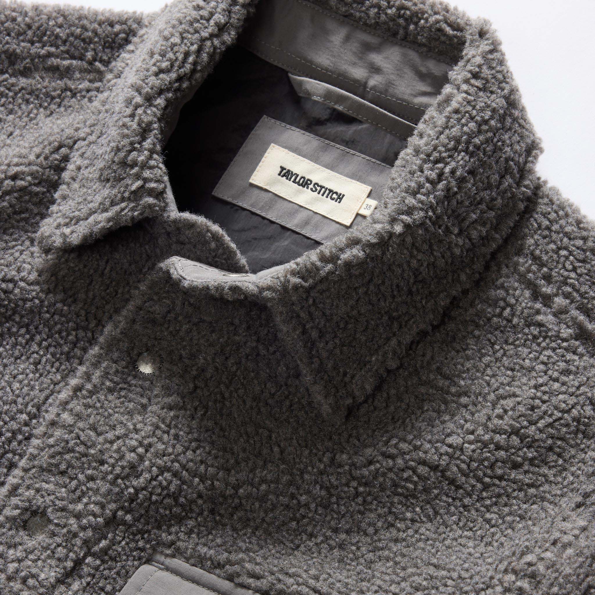 The Timberline Jacket in Greystone Fleece