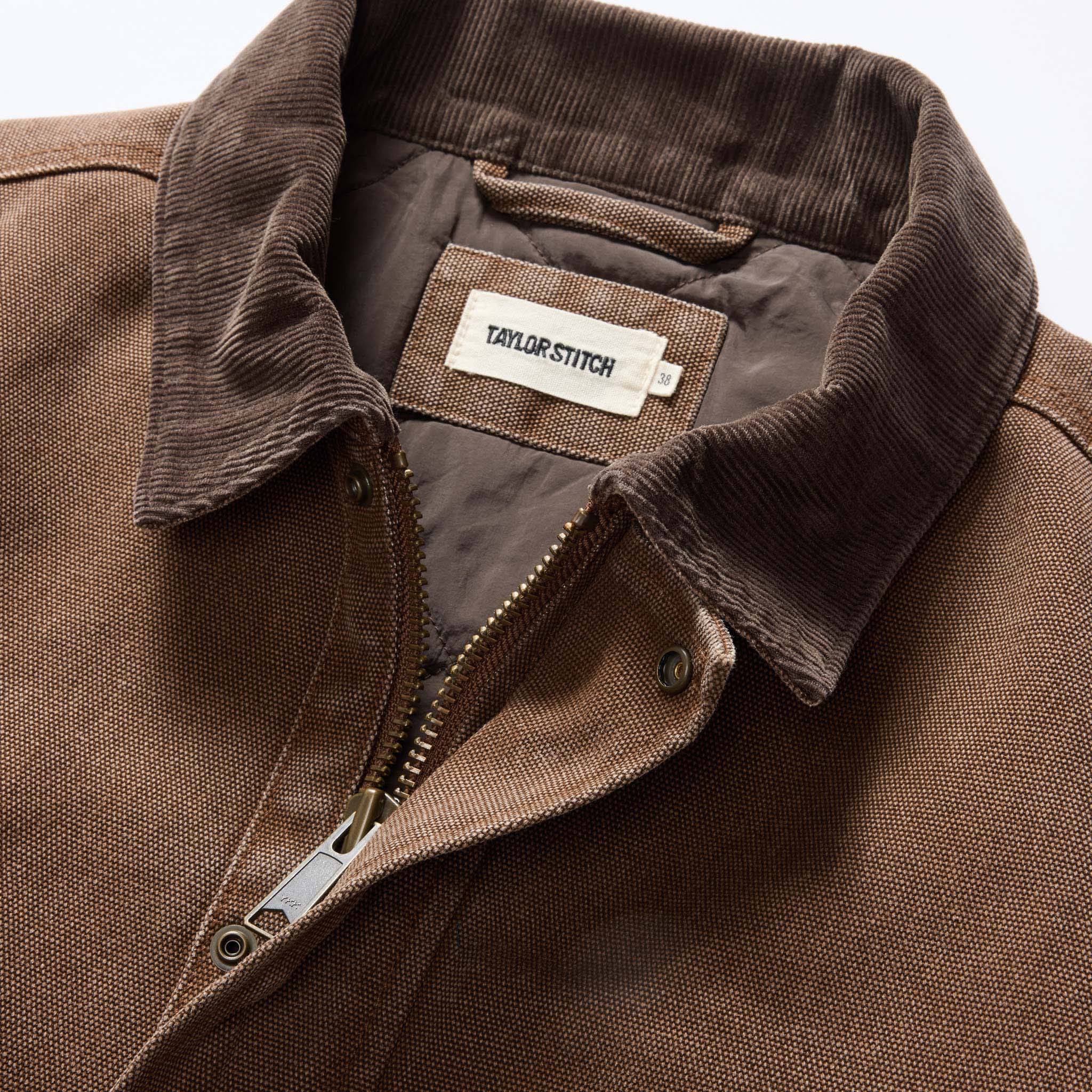 The Workhorse Jacket in Aged Penny Chipped Canvas