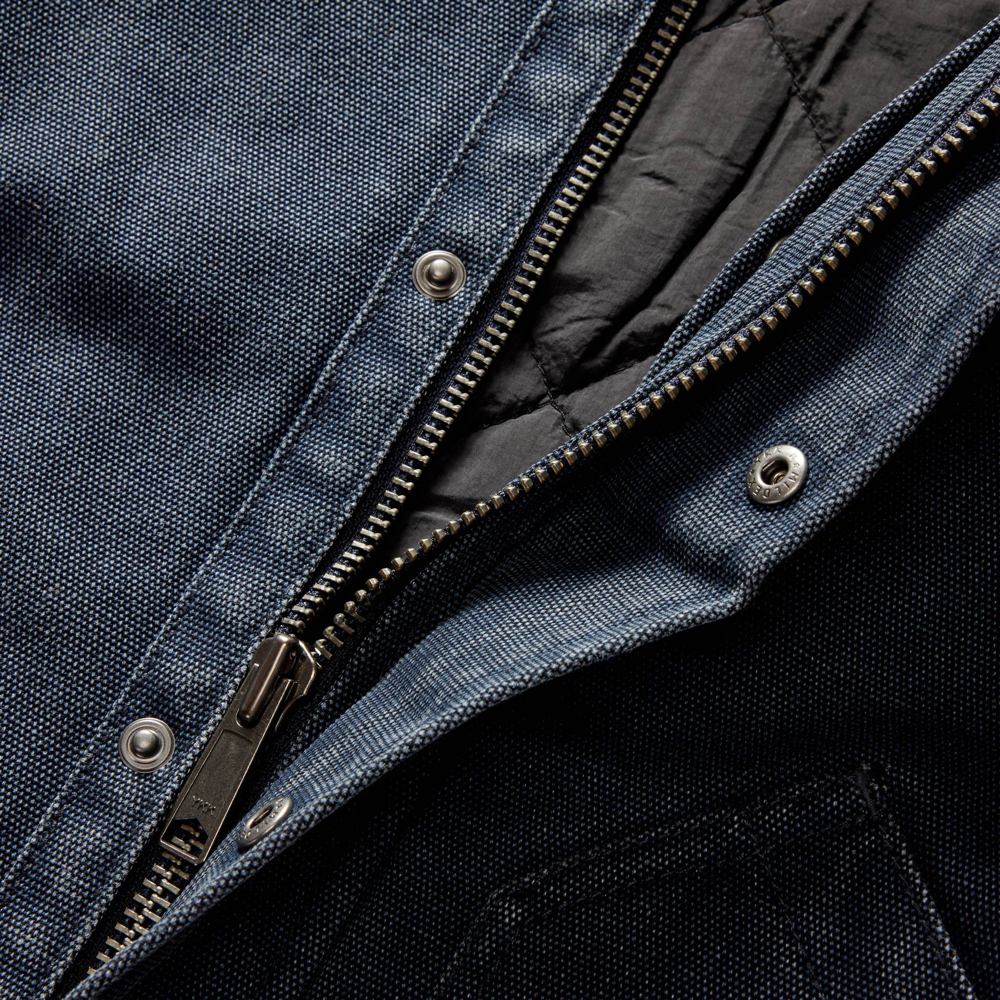 The Workhorse Jacket in Navy Chipped Canvas