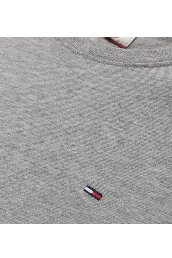 Tommy Hilfiger Logo S/S Tee Grey