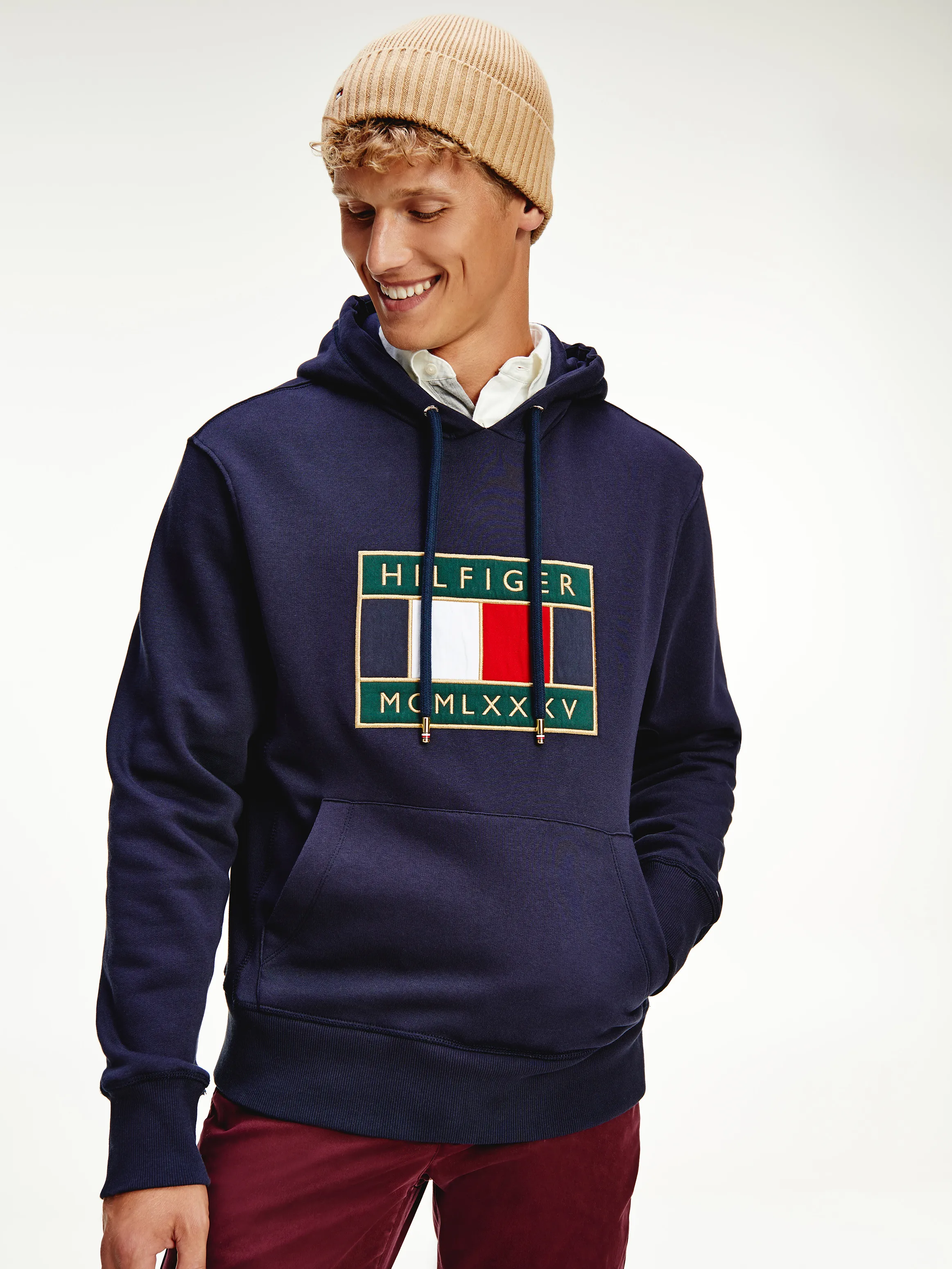 Tommy Icons Logo Embroidery Hoody | Sweatshirts & Hoodies | Tommy Hilfiger