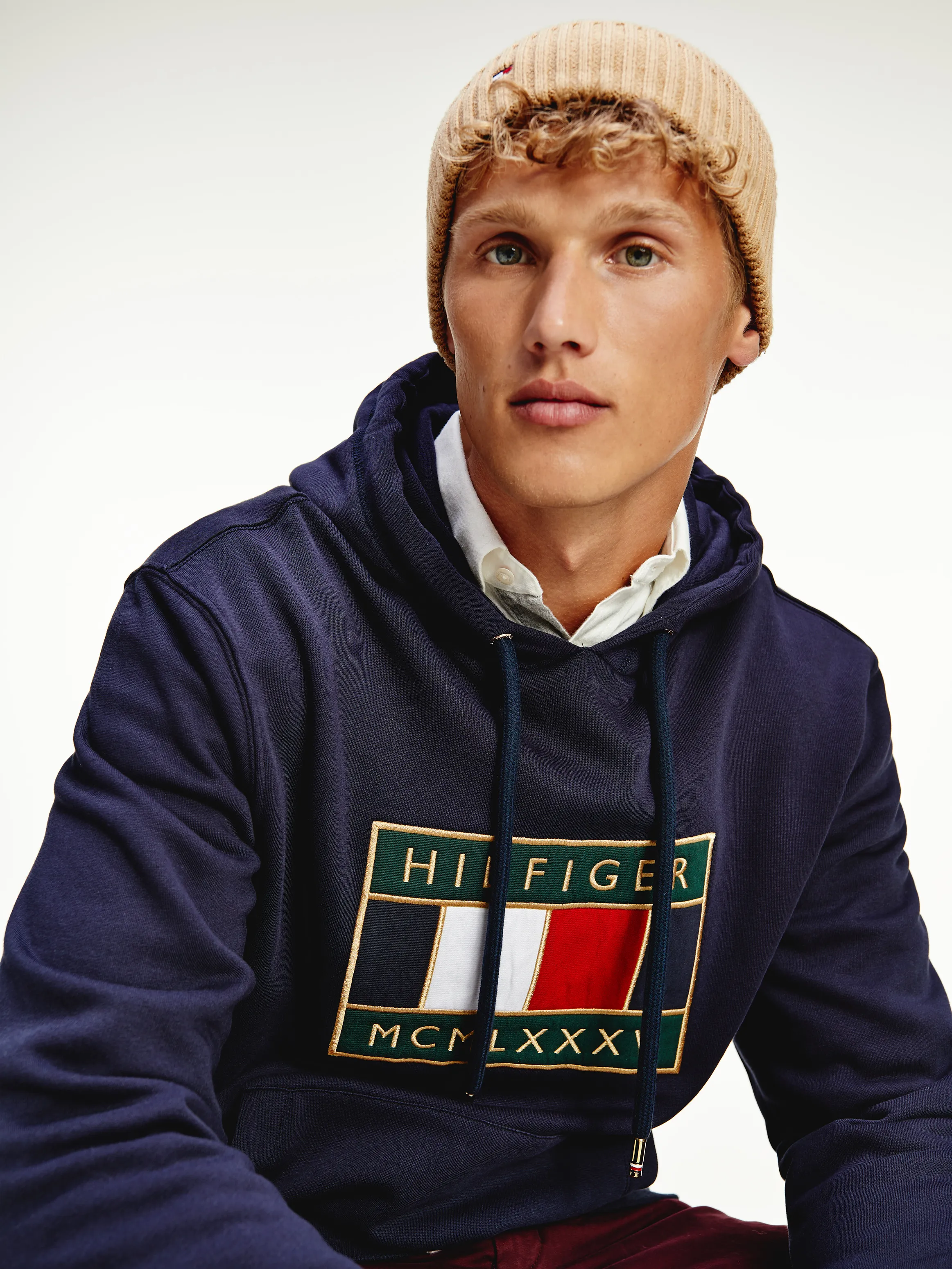 Tommy Icons Logo Embroidery Hoody | Sweatshirts & Hoodies | Tommy Hilfiger