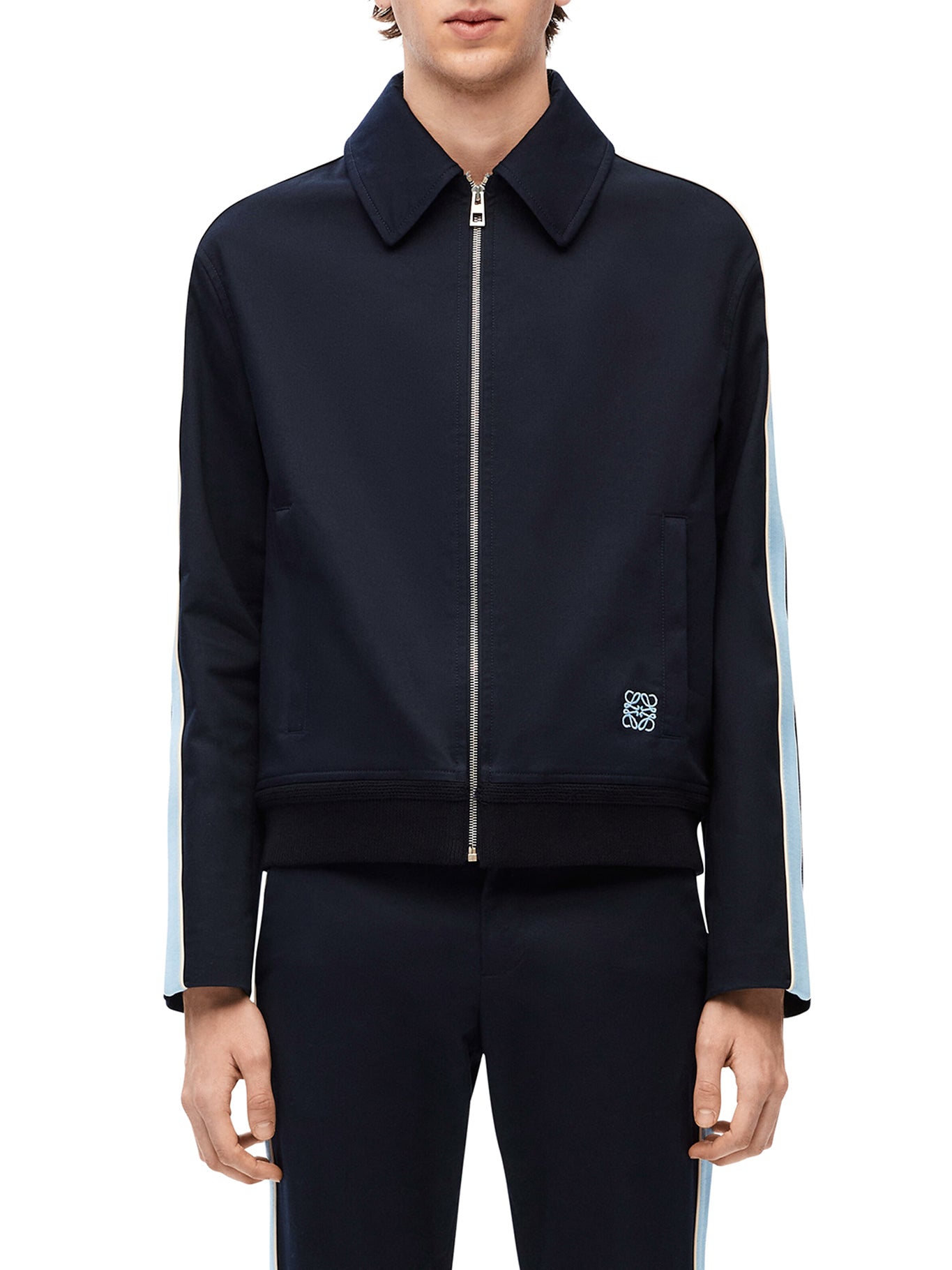 Tracksuit jacket in cotton