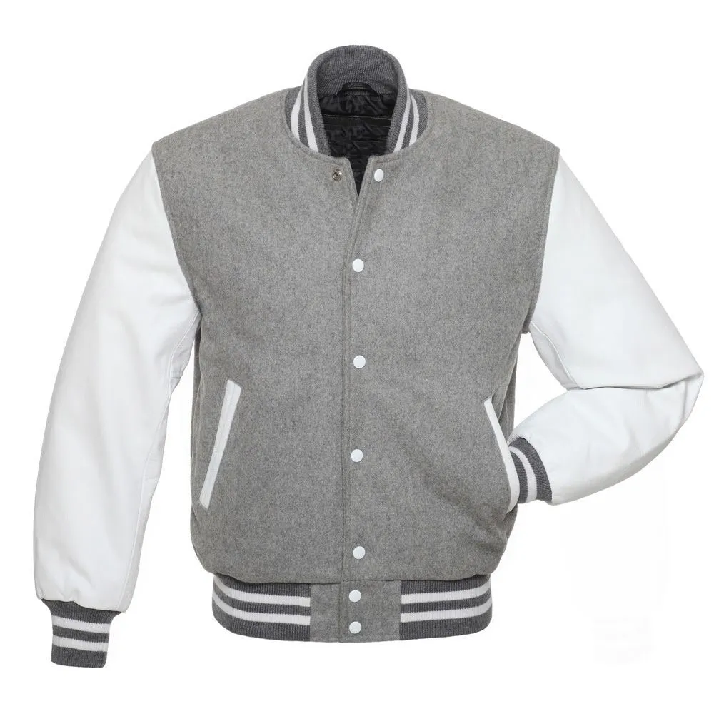 Varsity Wool and Leather Jacket