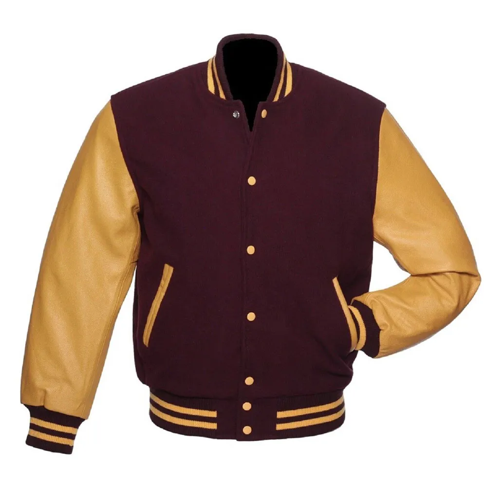 Varsity Wool and Leather Jacket