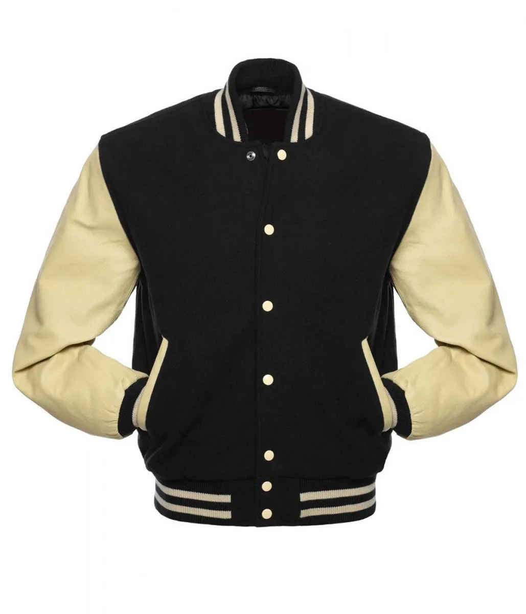 Varsity Wool and Leather Jacket