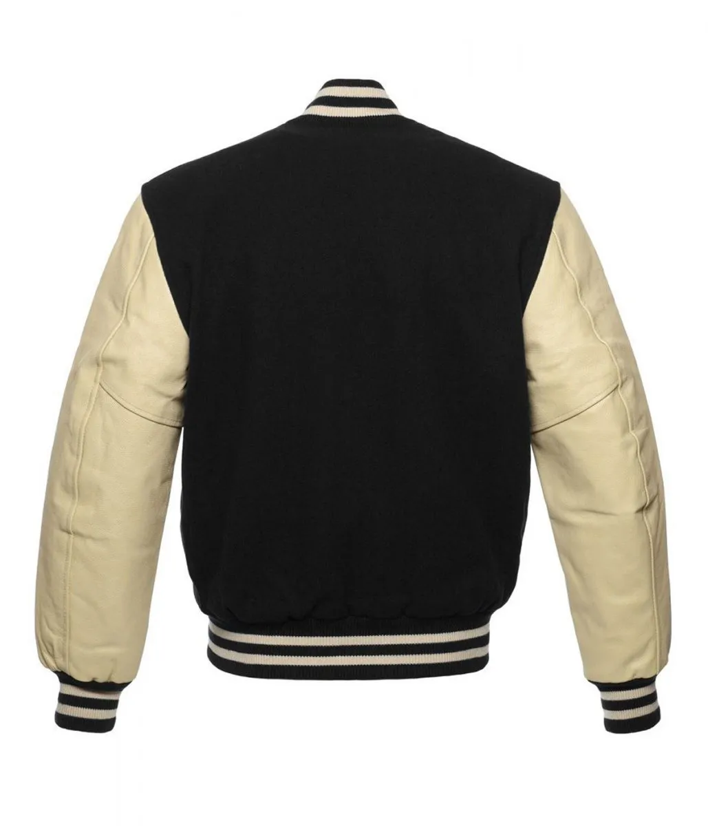 Varsity Wool and Leather Jacket