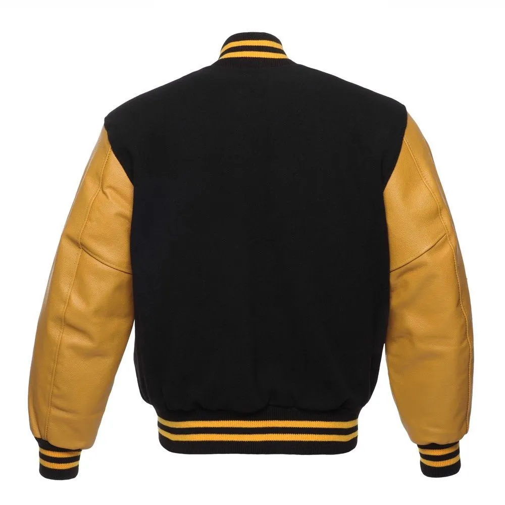 Varsity Wool and Leather Jacket