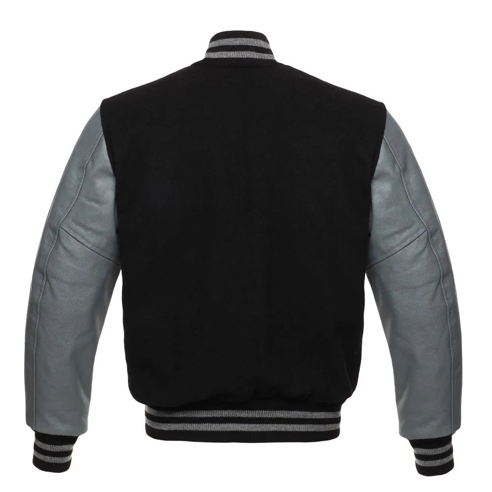 Varsity Wool and Leather Jacket