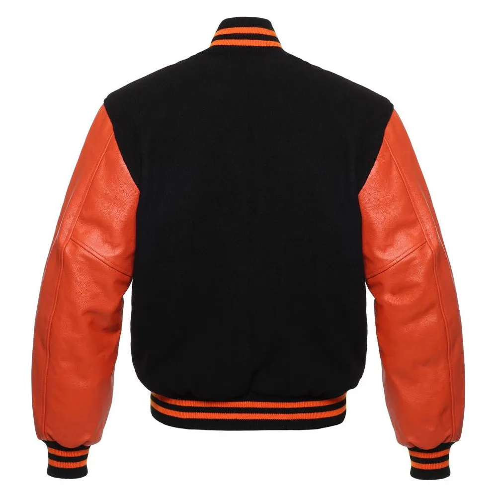 Varsity Wool and Leather Jacket