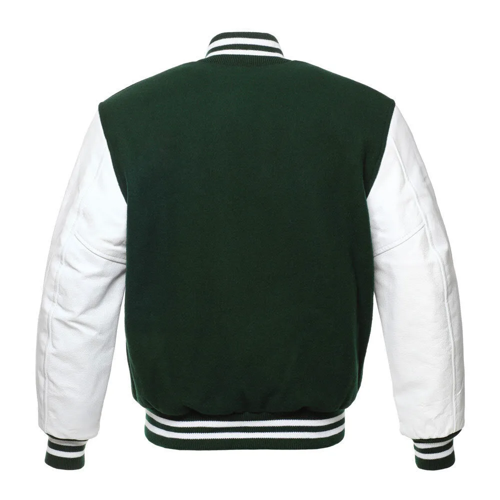 Varsity Wool and Leather Jacket