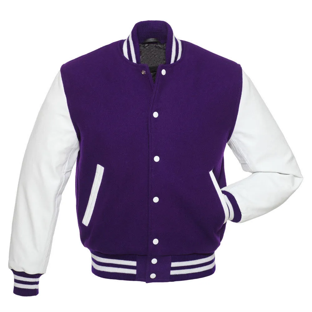 Varsity Wool and Leather Jacket