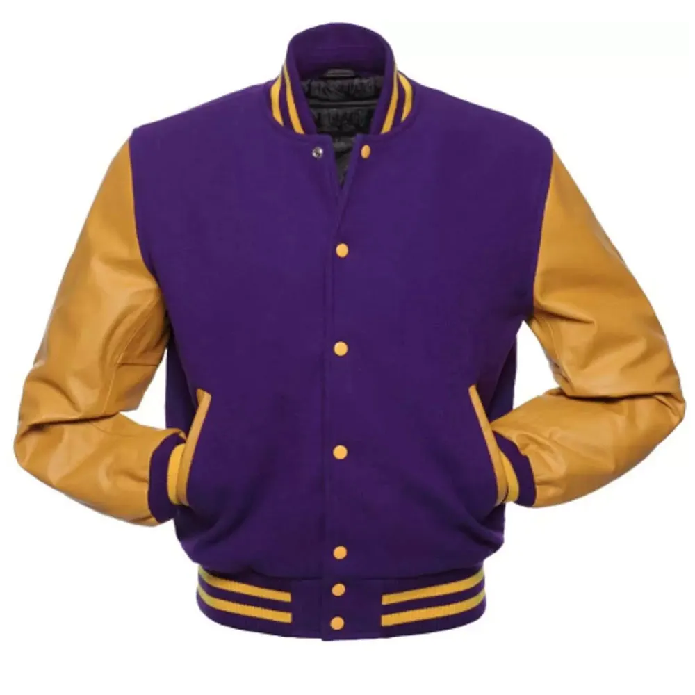 Varsity Wool and Leather Jacket