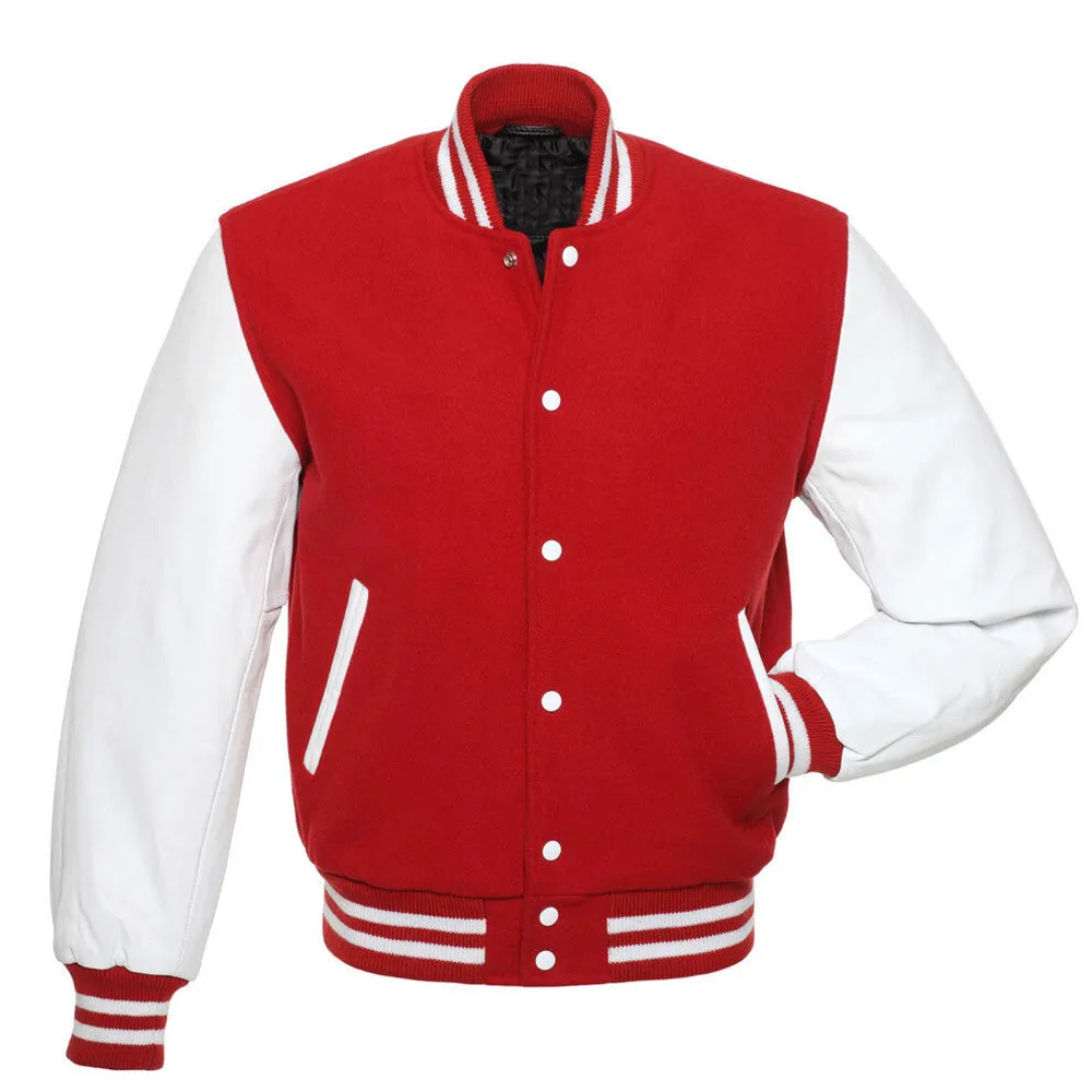 Varsity Wool and Leather Jacket