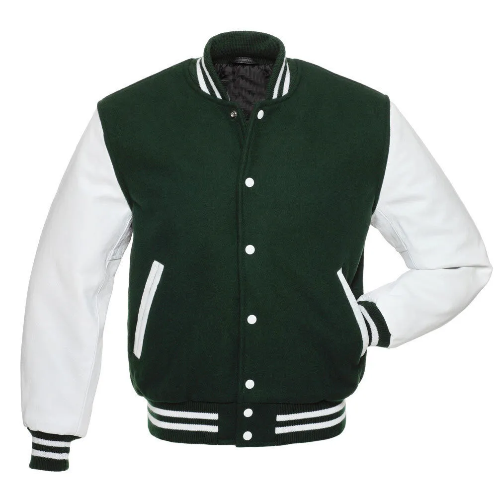 Varsity Wool and Leather Jacket