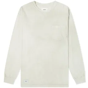 WTAPS Long Sleeve Blank 01 Washed T-ShirtOff White