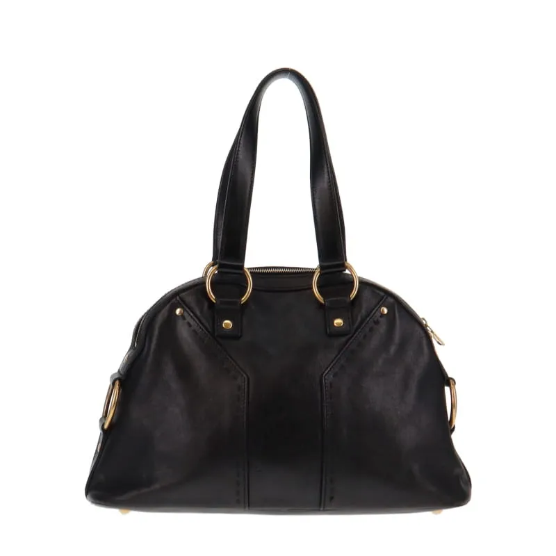 Yves Saint Laurent Small Muse Black Leather GH